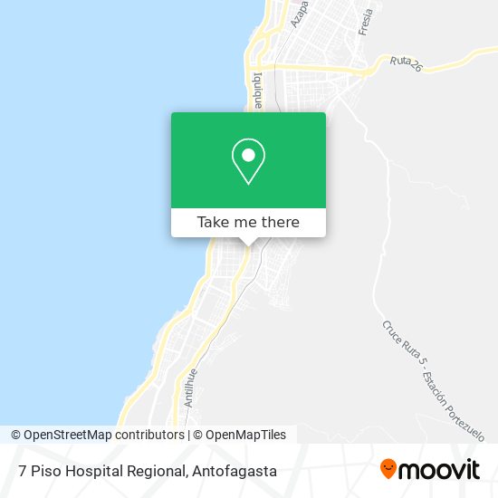 7 Piso Hospital Regional map