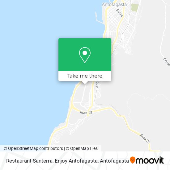 Restaurant Santerra, Enjoy Antofagasta map