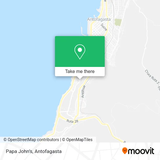 Mapa de Papa John’s