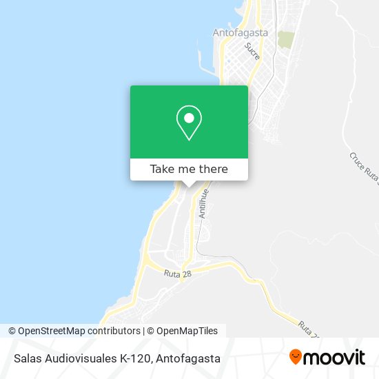 Salas Audiovisuales K-120 map