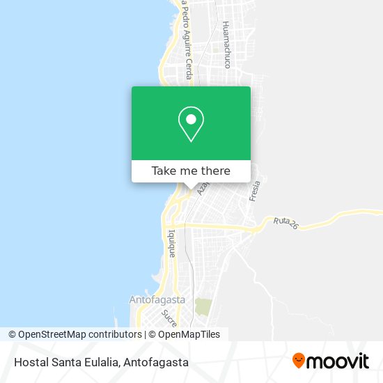 Hostal Santa Eulalia map