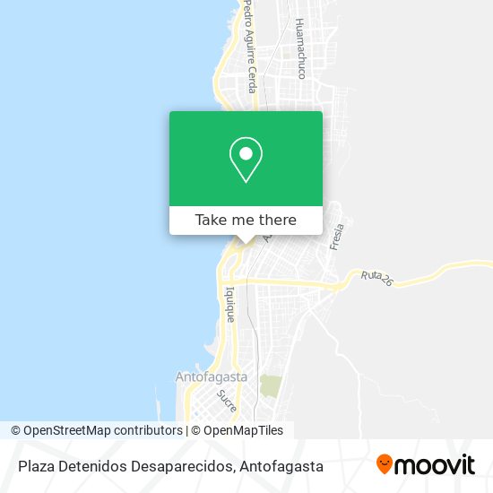 Plaza Detenidos Desaparecidos map