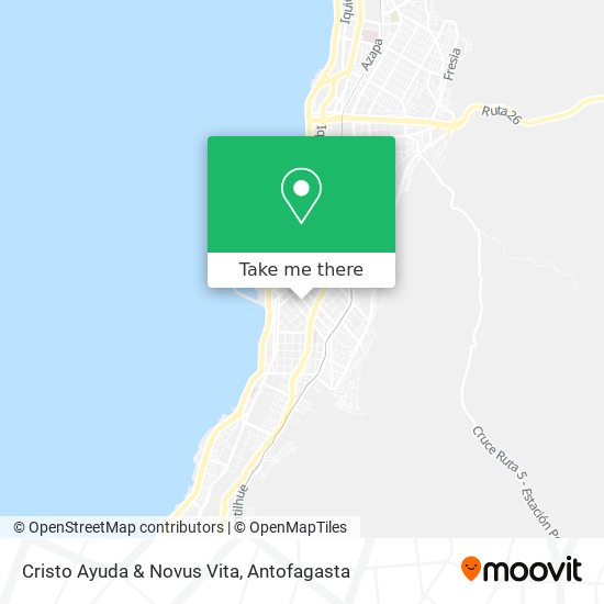 Cristo Ayuda & Novus Vita map