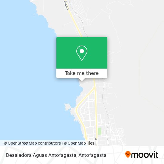 Mapa de Desaladora Aguas Antofagasta