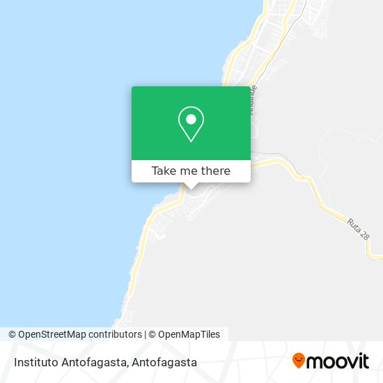 Instituto Antofagasta map