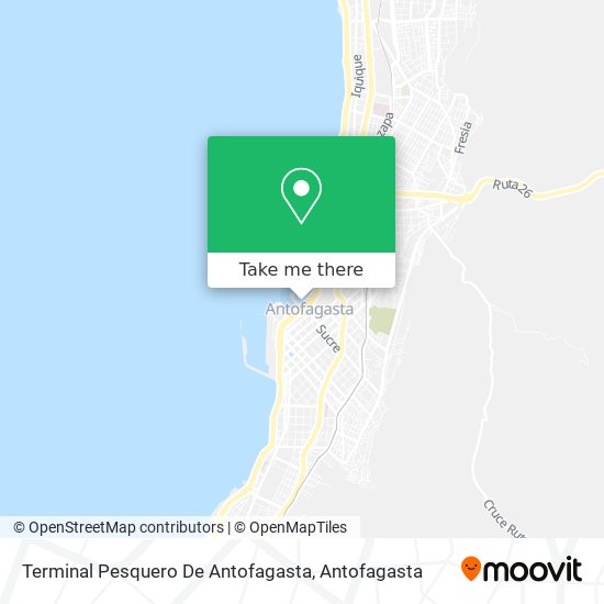 Terminal Pesquero De Antofagasta map