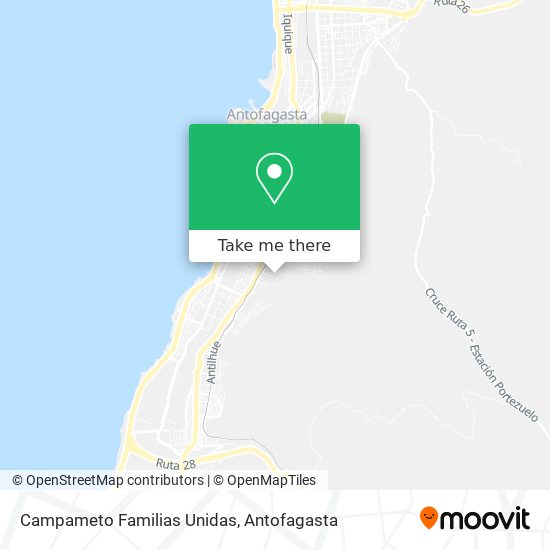 Campameto Familias Unidas map