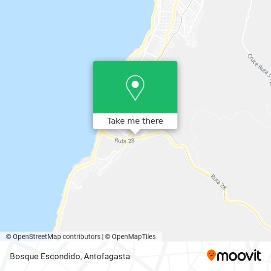 Mapa de Bosque Escondido