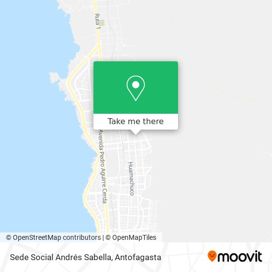 Mapa de Sede Social Andrés Sabella