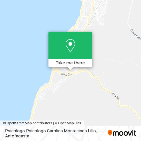 Mapa de Psicologo-Psicologo Carolina Montecinos Lillo