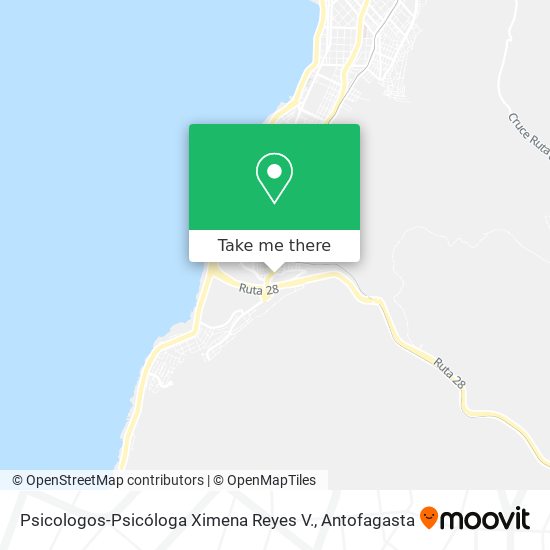 Psicologos-Psicóloga Ximena Reyes V. map