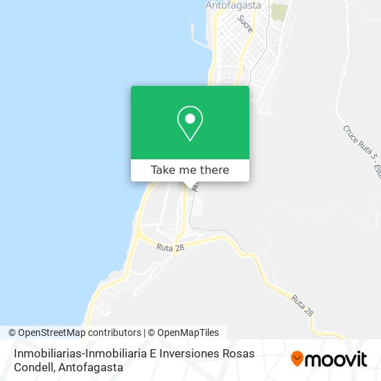 Mapa de Inmobiliarias-Inmobiliaria E Inversiones Rosas Condell