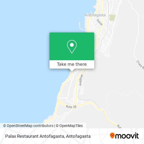 Palax Restaurant Antofagasta map
