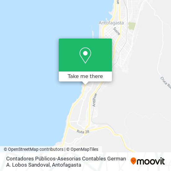 Contadores Públicos-Asesorias Contables German A. Lobos Sandoval map
