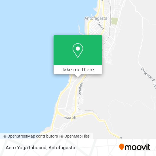 Aero Yoga Inbound map