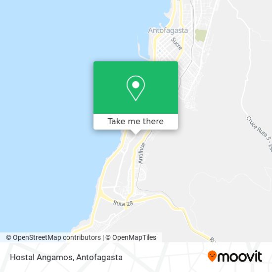 Hostal Angamos map