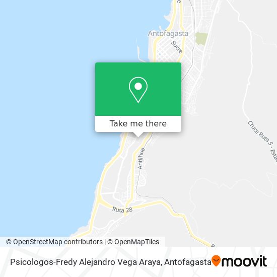 Psicologos-Fredy Alejandro Vega Araya map