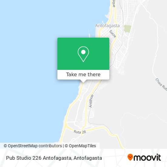 Pub Studio 226 Antofagasta map