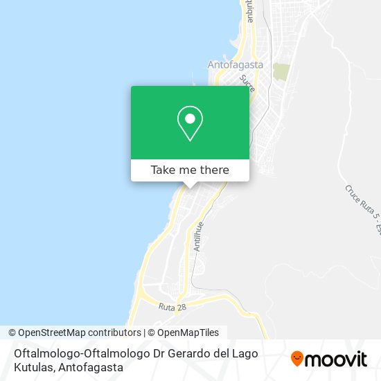 Oftalmologo-Oftalmologo Dr Gerardo del Lago Kutulas map