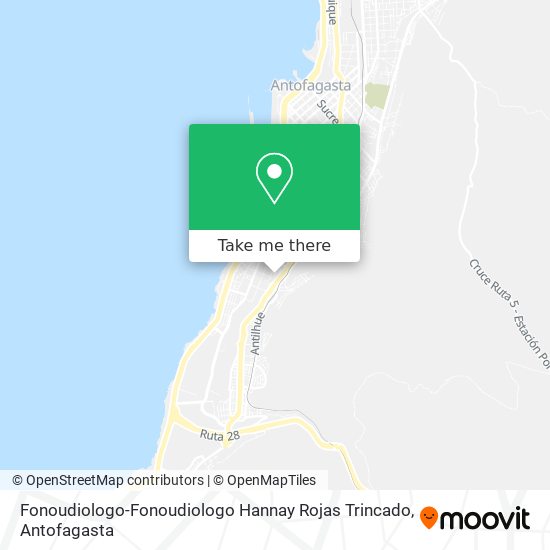 Fonoudiologo-Fonoudiologo Hannay Rojas Trincado map
