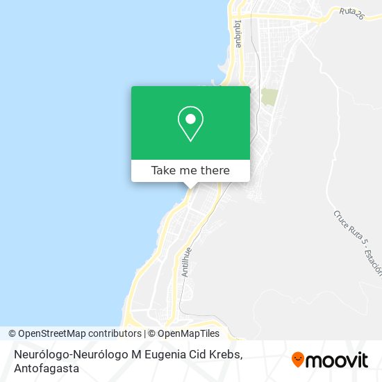 Neurólogo-Neurólogo M Eugenia Cid Krebs map