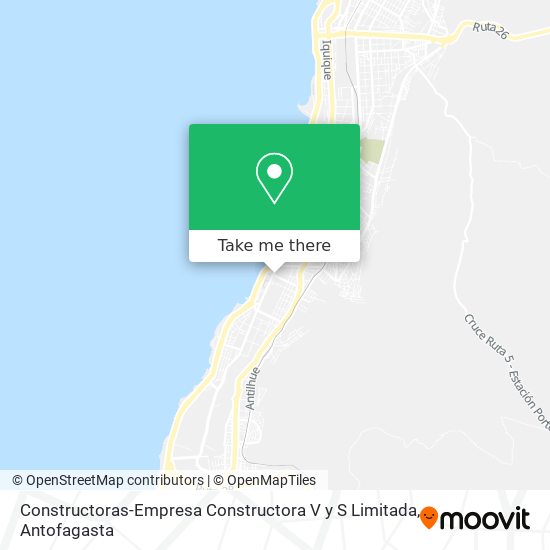 Constructoras-Empresa Constructora V y S Limitada map