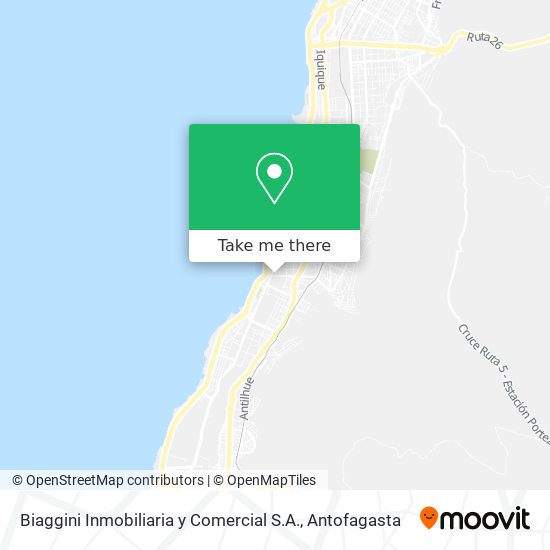 Biaggini Inmobiliaria y Comercial S.A. map