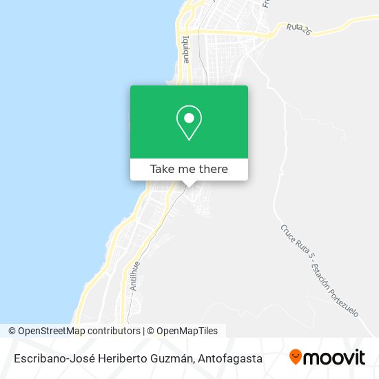 Escribano-José Heriberto Guzmán map