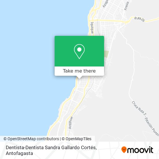 Dentista-Dentista Sandra Gallardo Cortés map