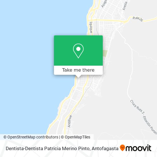 Mapa de Dentista-Dentista Patricia Merino Pinto