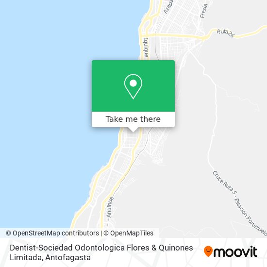 Dentist-Sociedad Odontologica Flores & Quinones Limitada map