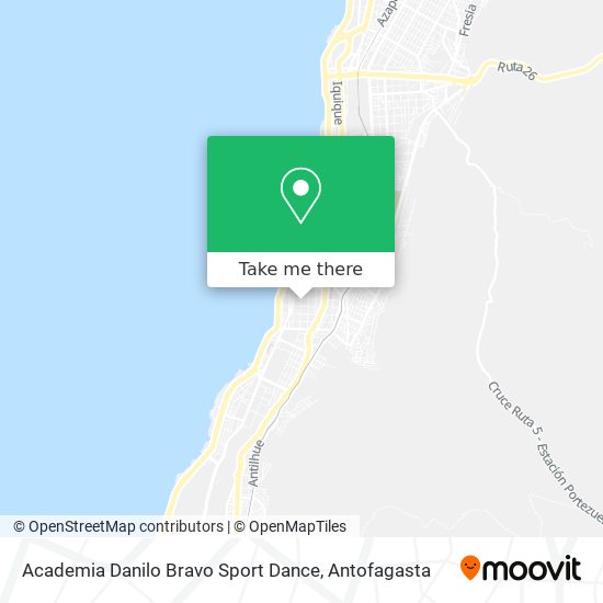 Mapa de Academia Danilo Bravo Sport Dance