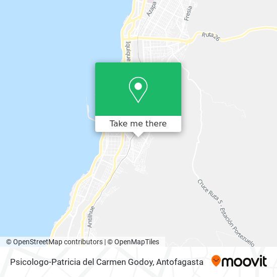 Psicologo-Patricia del Carmen Godoy map