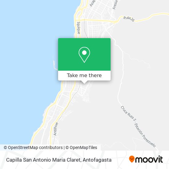 Mapa de Capilla San Antonio Maria Claret