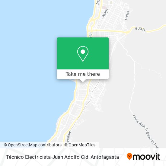 Mapa de Técnico Electricista-Juan Adolfo Cid