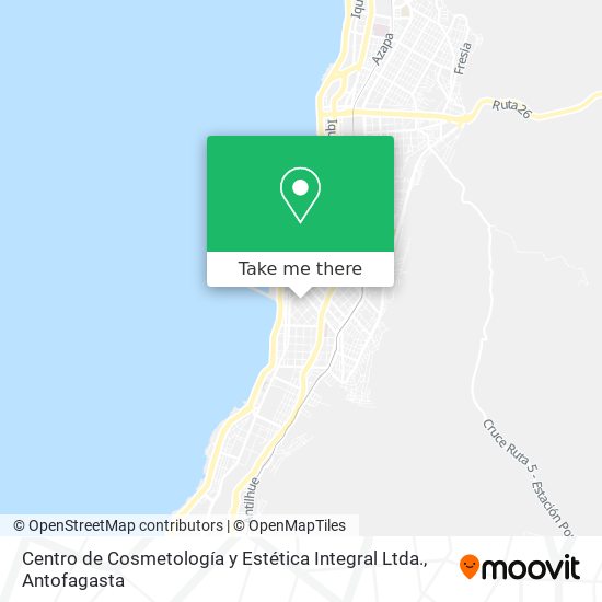 Mapa de Centro de Cosmetología y Estética Integral Ltda.