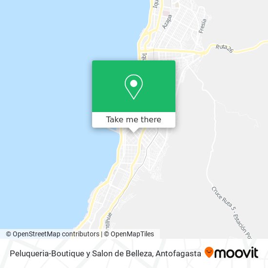 Peluqueria-Boutique y Salon de Belleza map
