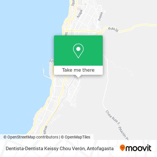 Mapa de Dentista-Dentista Keissy Chou Verón