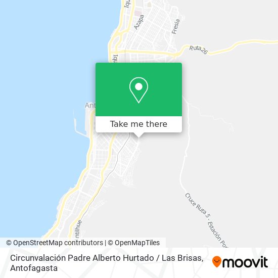 Circunvalación Padre Alberto Hurtado / Las Brisas map