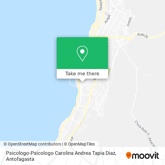 Psicologo-Psicologo Carolina Andrea Tapia Diaz map