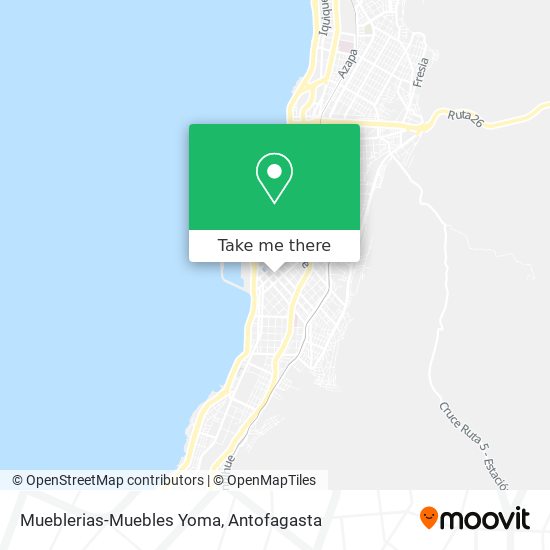 Mueblerias-Muebles Yoma map