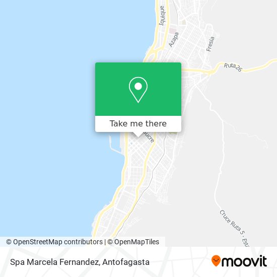 Mapa de Spa Marcela Fernandez