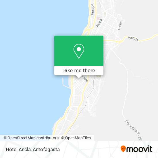 Mapa de Hotel Ancla