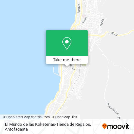 El Mundo de las Koketerías-Tienda de Regalos map