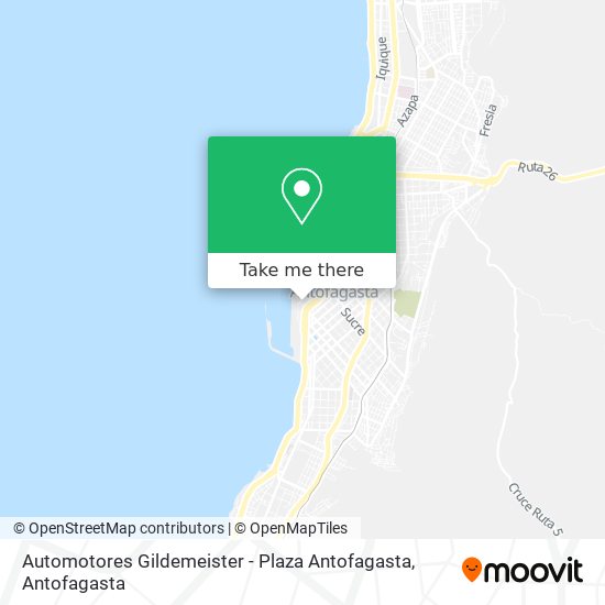 Automotores Gildemeister - Plaza Antofagasta map