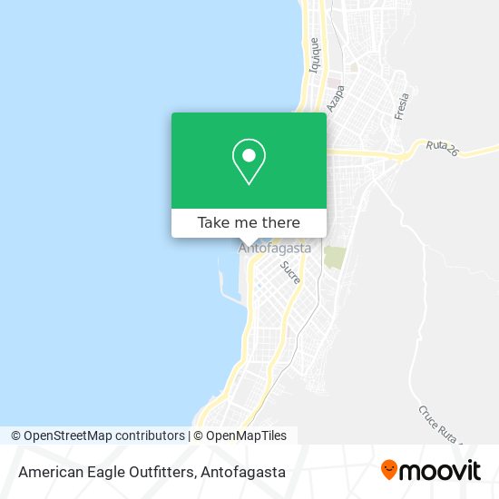 American Eagle Outfitters map