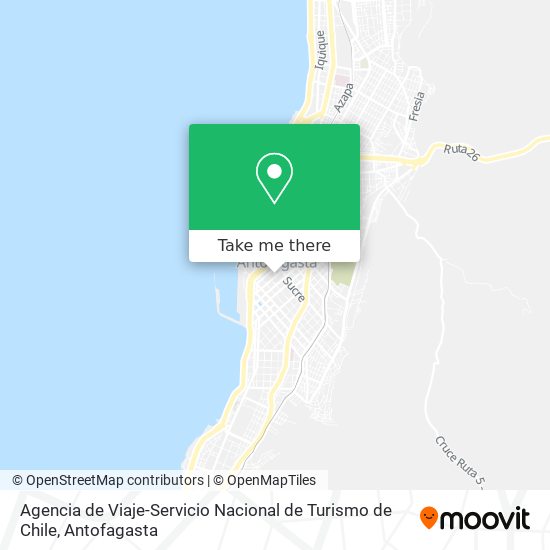 Agencia de Viaje-Servicio Nacional de Turismo de Chile map