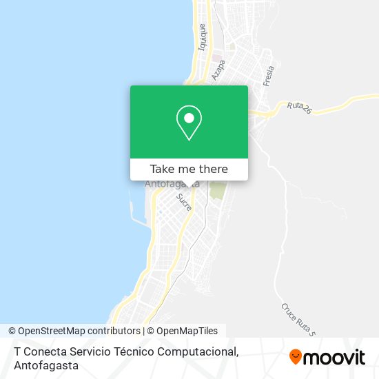 T Conecta Servicio Técnico Computacional map