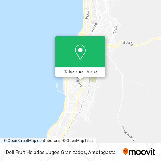 Deli Fruit Helados Jugos Granizados map