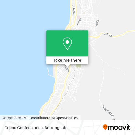 Tepau Confecciones map